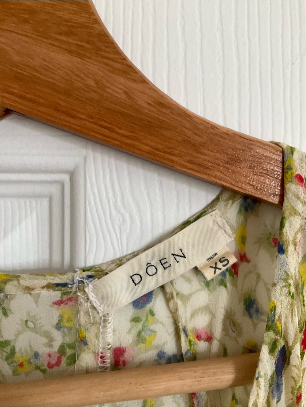 Doen Antoinette Dress - yellow Victorian floral - XS - ALTERATION - Picture 5 of 16